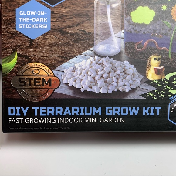 NWT. Discovery #Mindblown DIY Terrarium Grow Kit. Fast growing mini garden - Picture 3 of 9